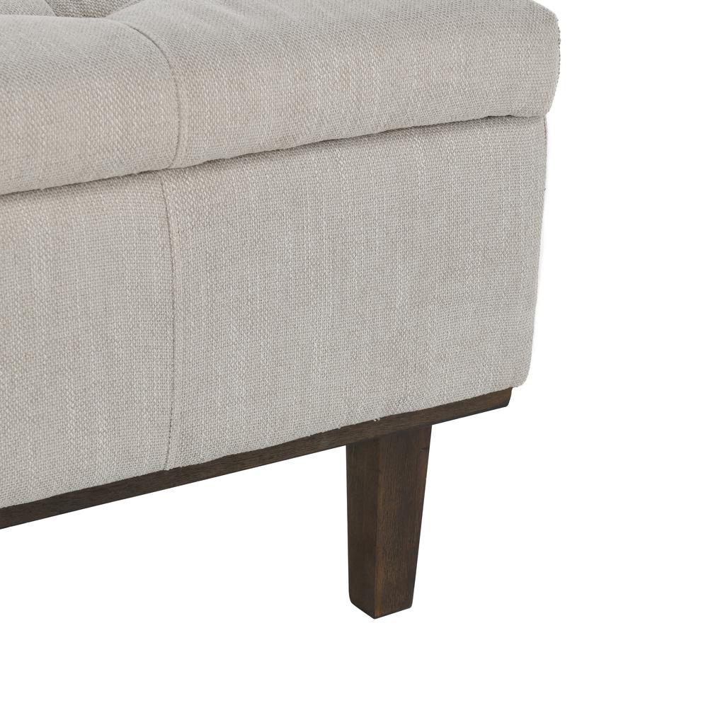 Louise Tufted Storage Bench 54" By Kosas Home. Picture 5