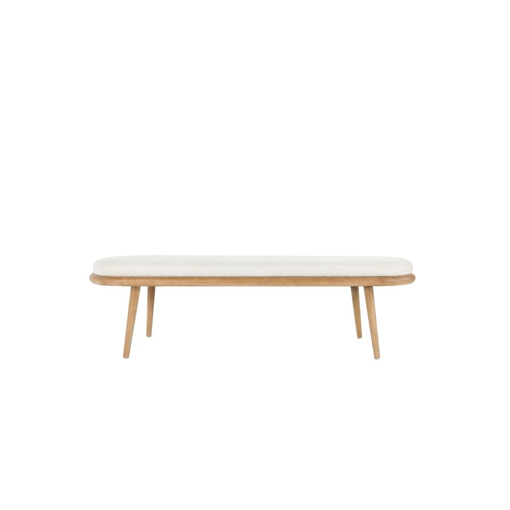 Echo Bench, Fog Grey by Kosas Home. Picture 11