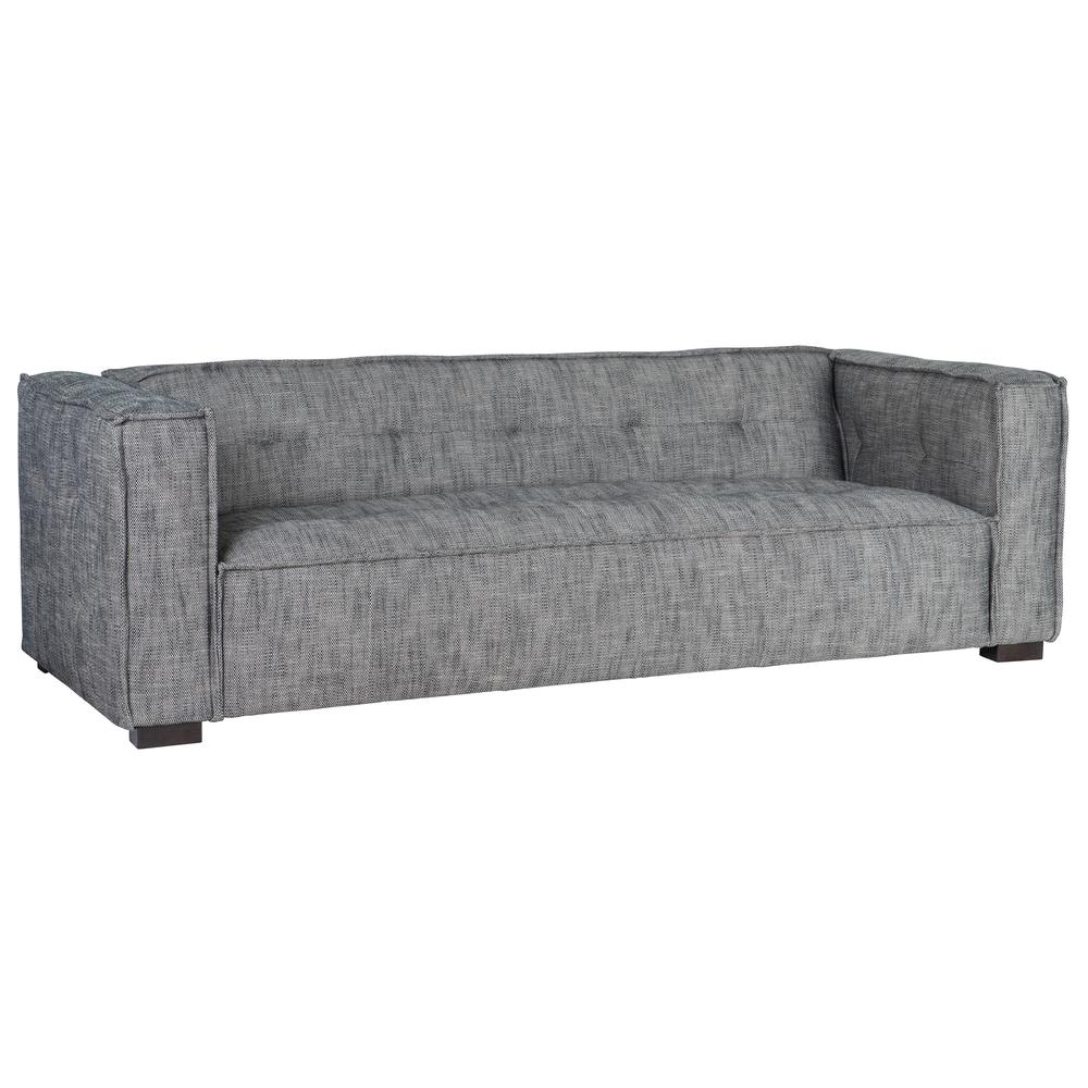 Button Tufted Gray Sofa, Belen Kox. Picture 1