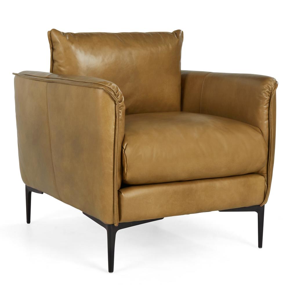 Luxe Leather Classic Club Chair, Belen Kox. Picture 1