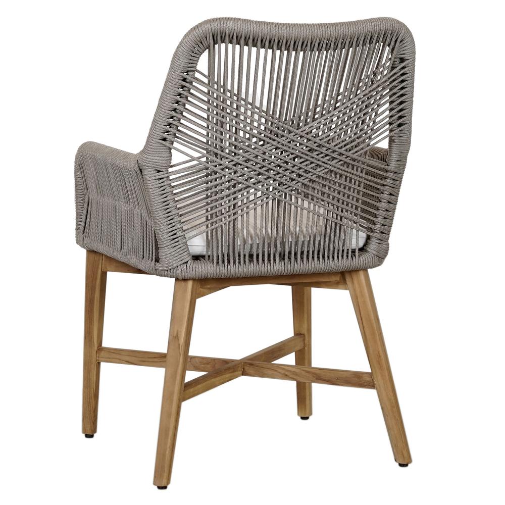 Marley Outdoor Dining Chair Ash Gray. Picture 5