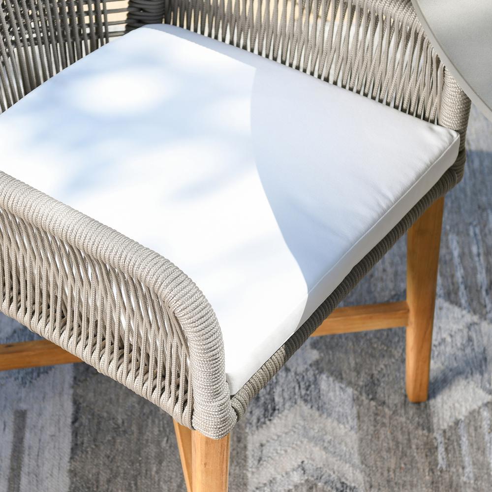 Marley Outdoor Dining Chair Ash Gray. Picture 9