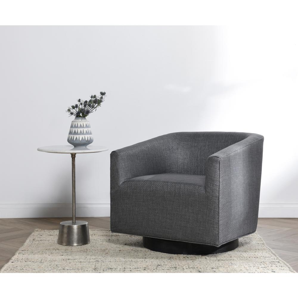 Leonard Swivel Accent Chair by Kosas Home. Picture 7