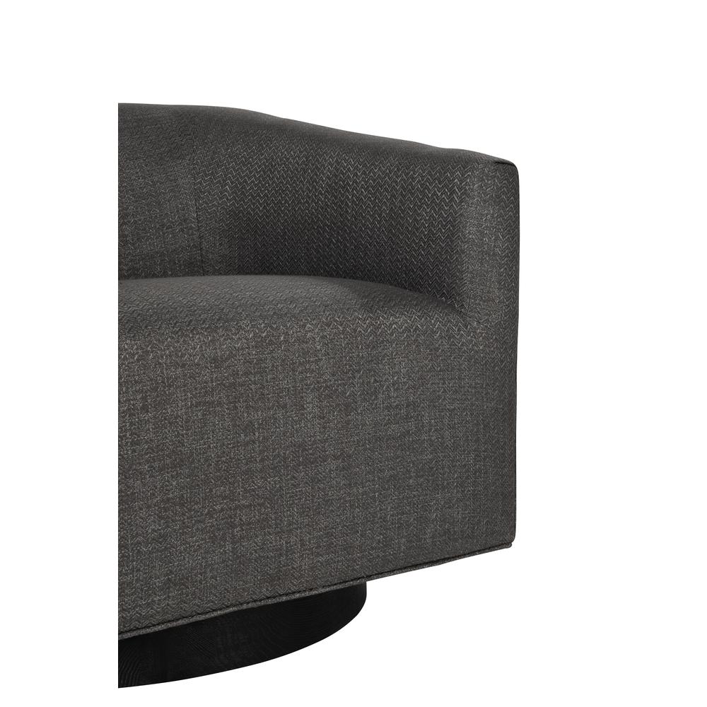 Leonard Swivel Accent Chair by Kosas Home. Picture 5