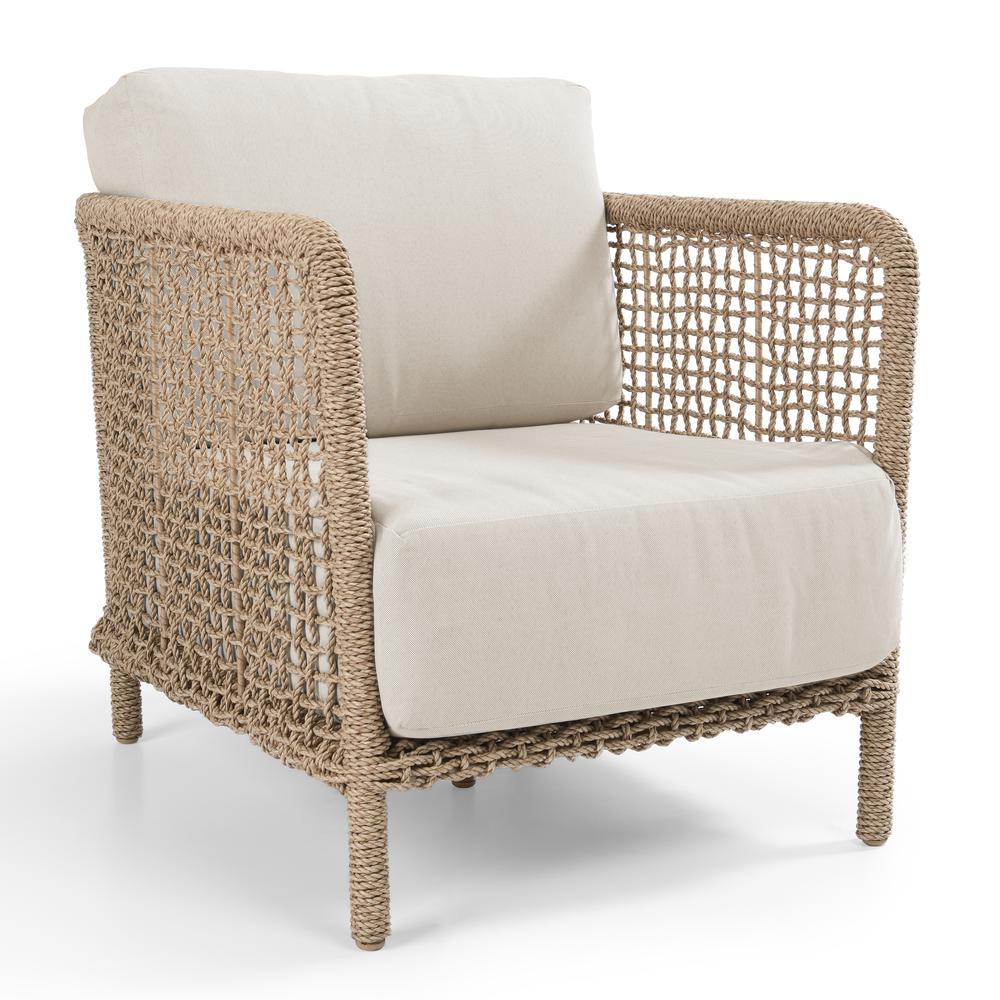 Brisbane Outdoor Accent Chair Natural. Picture 1