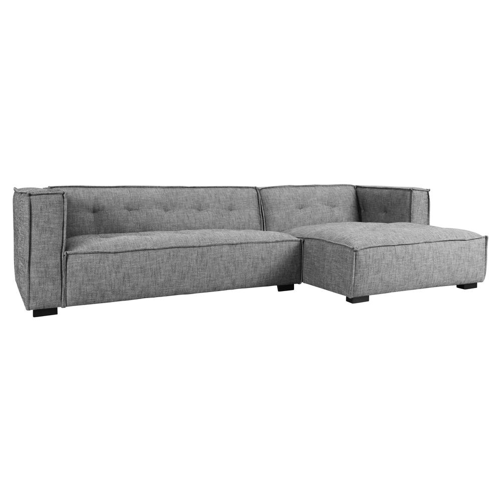 Element Two-Piece  Gray Sectional Sofa. Picture 9