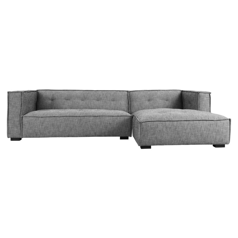 Element Two-Piece  Gray Sectional Sofa. Picture 1