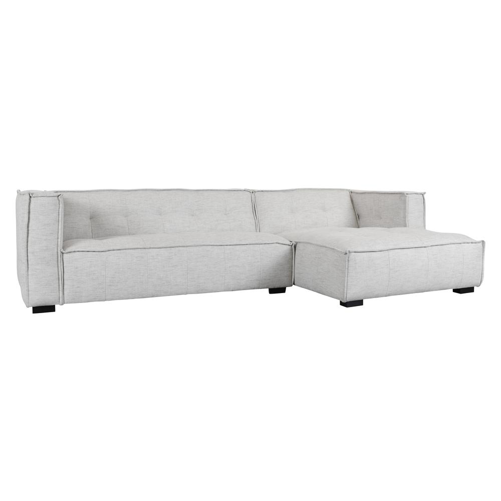 Element Two-Piece Modern Beige Sectional Sofa. Picture 1