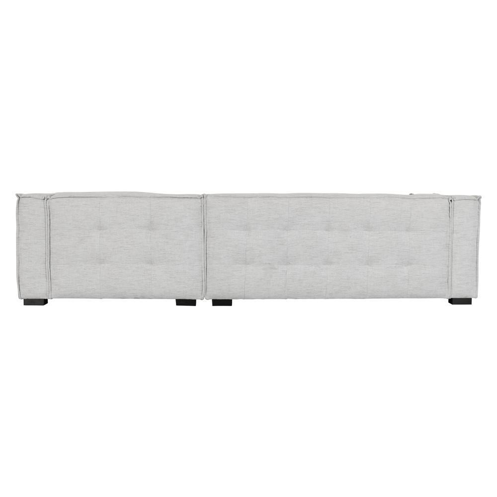 Element Two-Piece Modern Beige Sectional Sofa. Picture 4