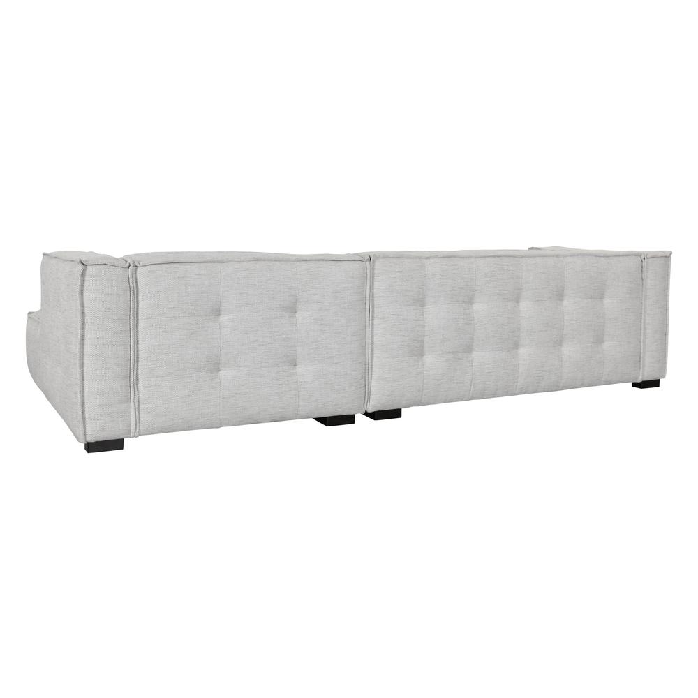 Element Two-Piece Modern Beige Sectional Sofa. Picture 5