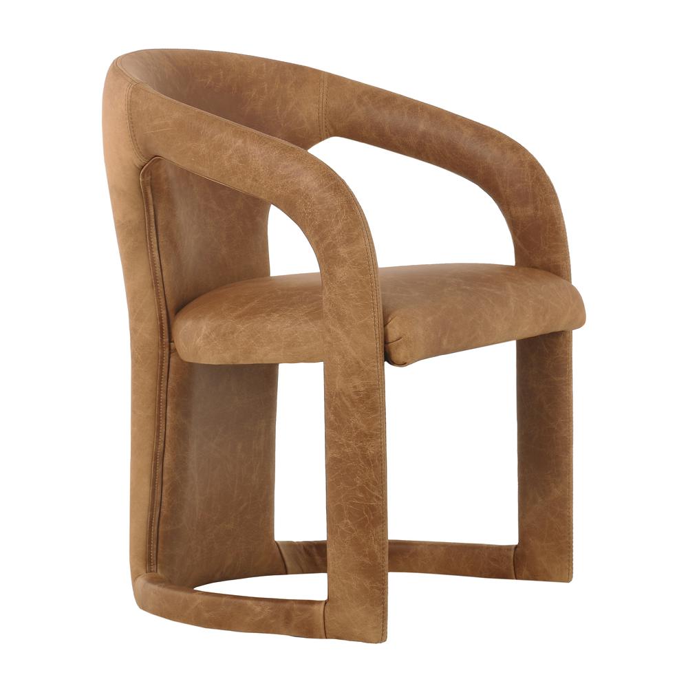Archie Dining Chair in Tan. Picture 1