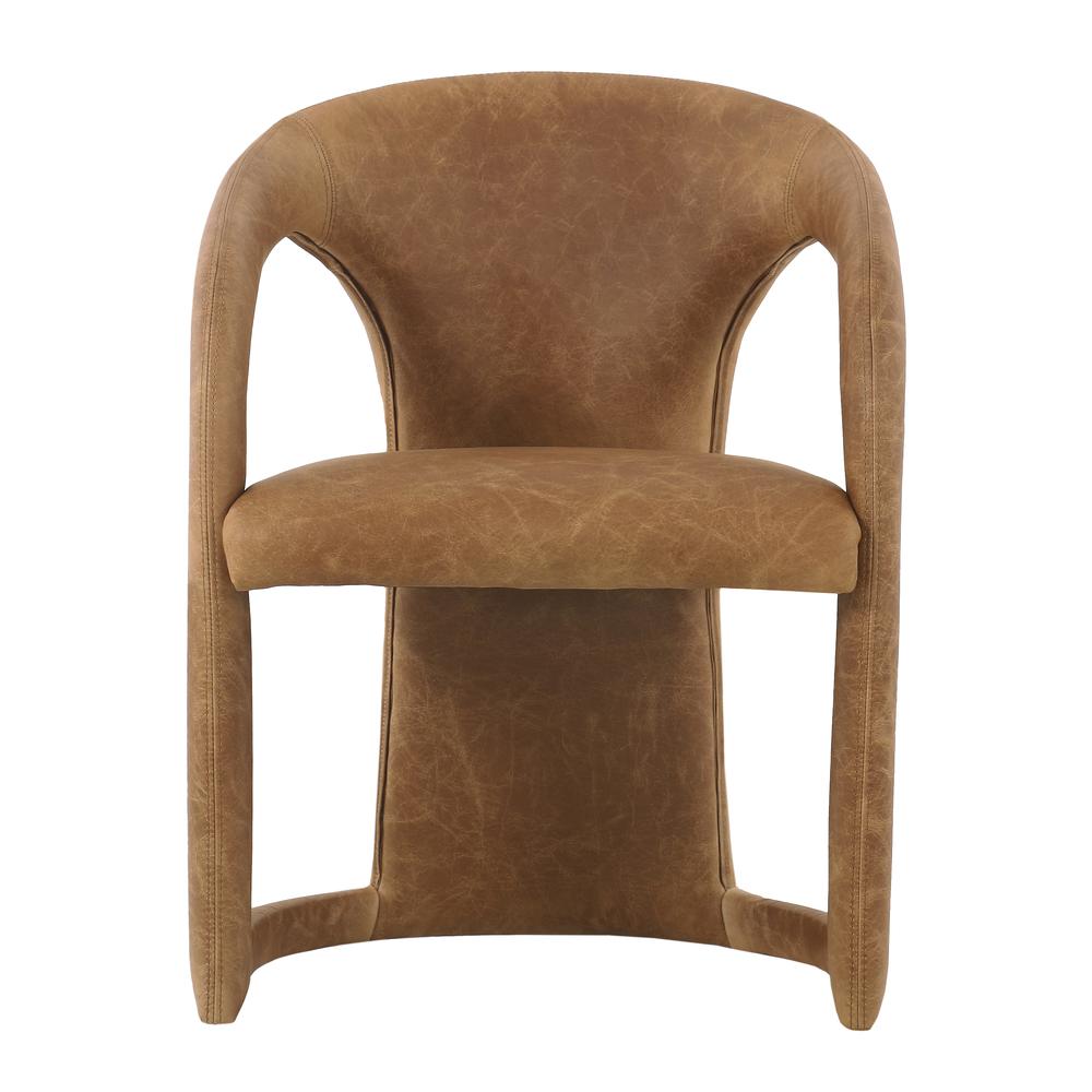 Archie Dining Chair in Tan. Picture 2
