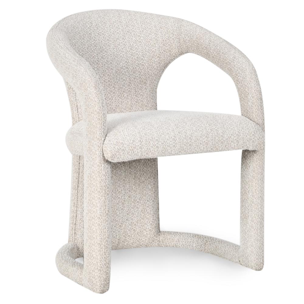 Archie Dining Chair in Ivory. Picture 1
