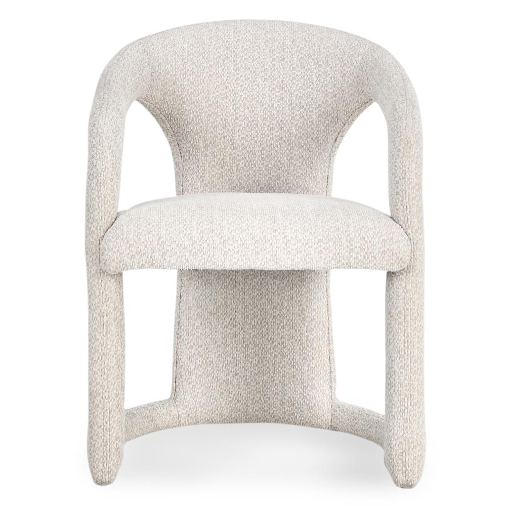 Archie Dining Chair in Ivory. Picture 2