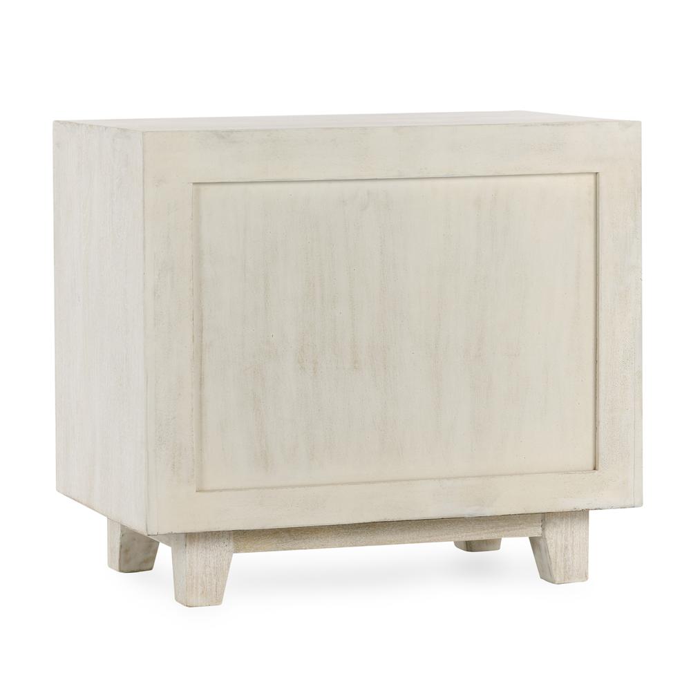Reece One-Drawer Mango Wood Nightstand in Sand. Picture 5