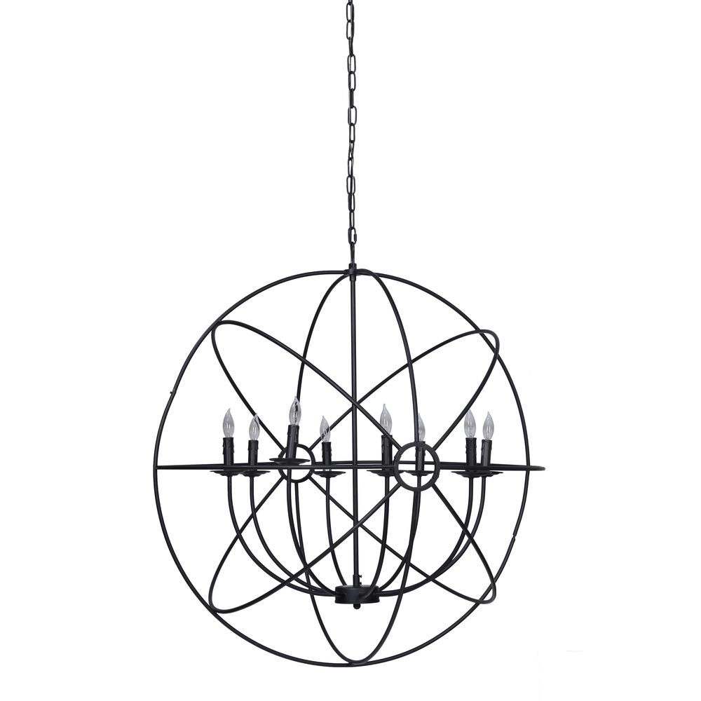 Voltaire 8-Light Globe Chandelier By Kosas Home. Picture 2