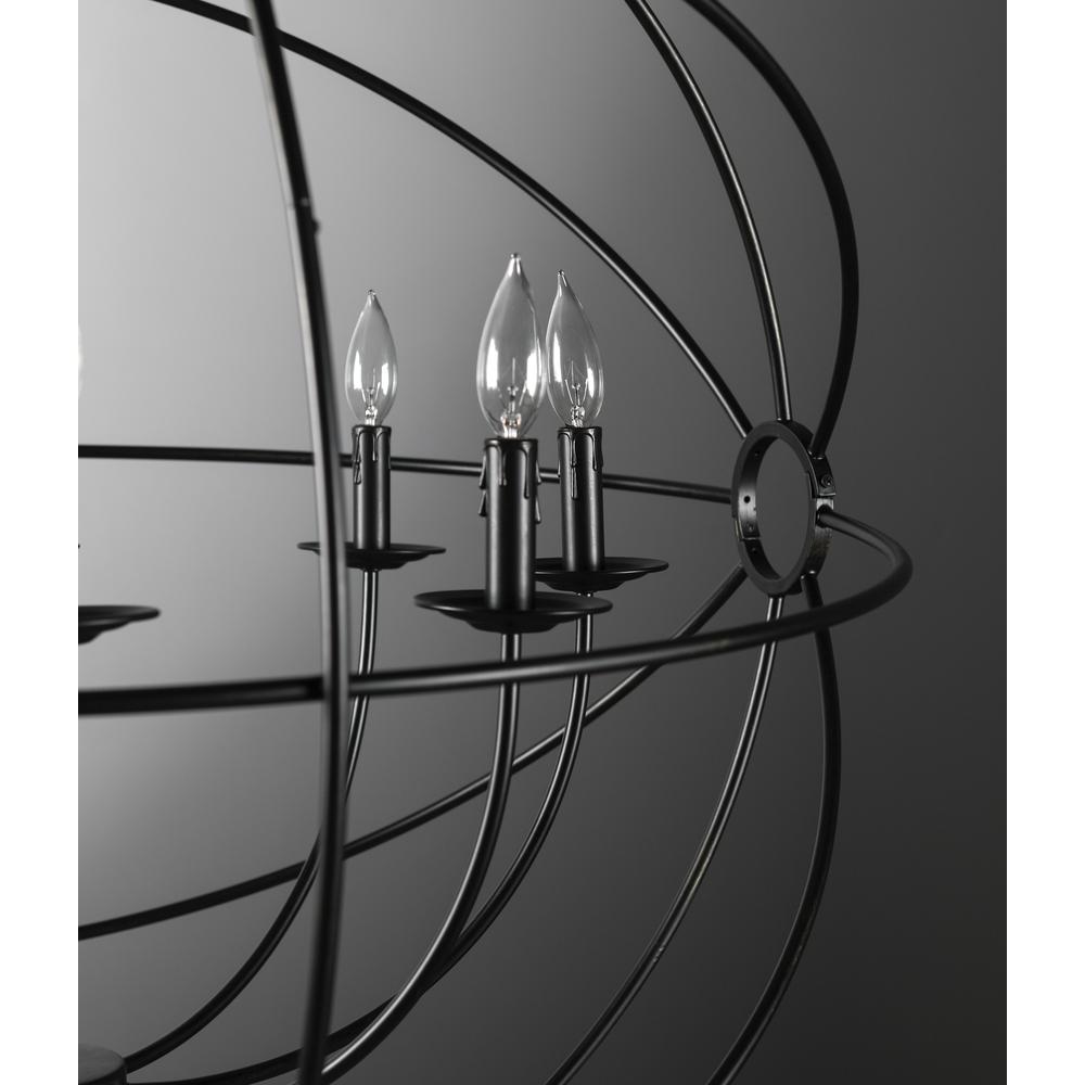 Voltaire 8-Light Globe Chandelier By Kosas Home. Picture 5