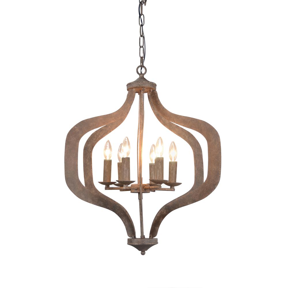 Esther 6-Light Chandelier. Picture 1