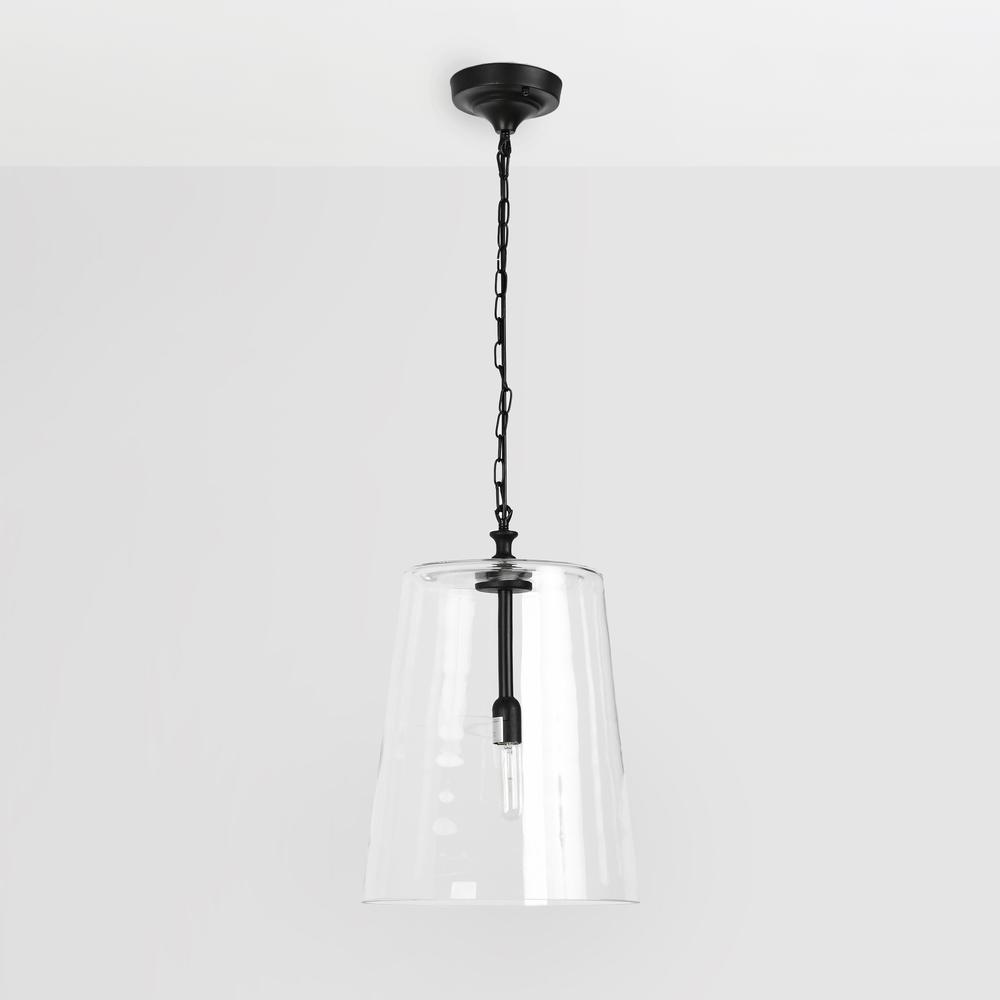 Jolee 1-Light Single Glass Pendant by Kosas Home. Picture 1