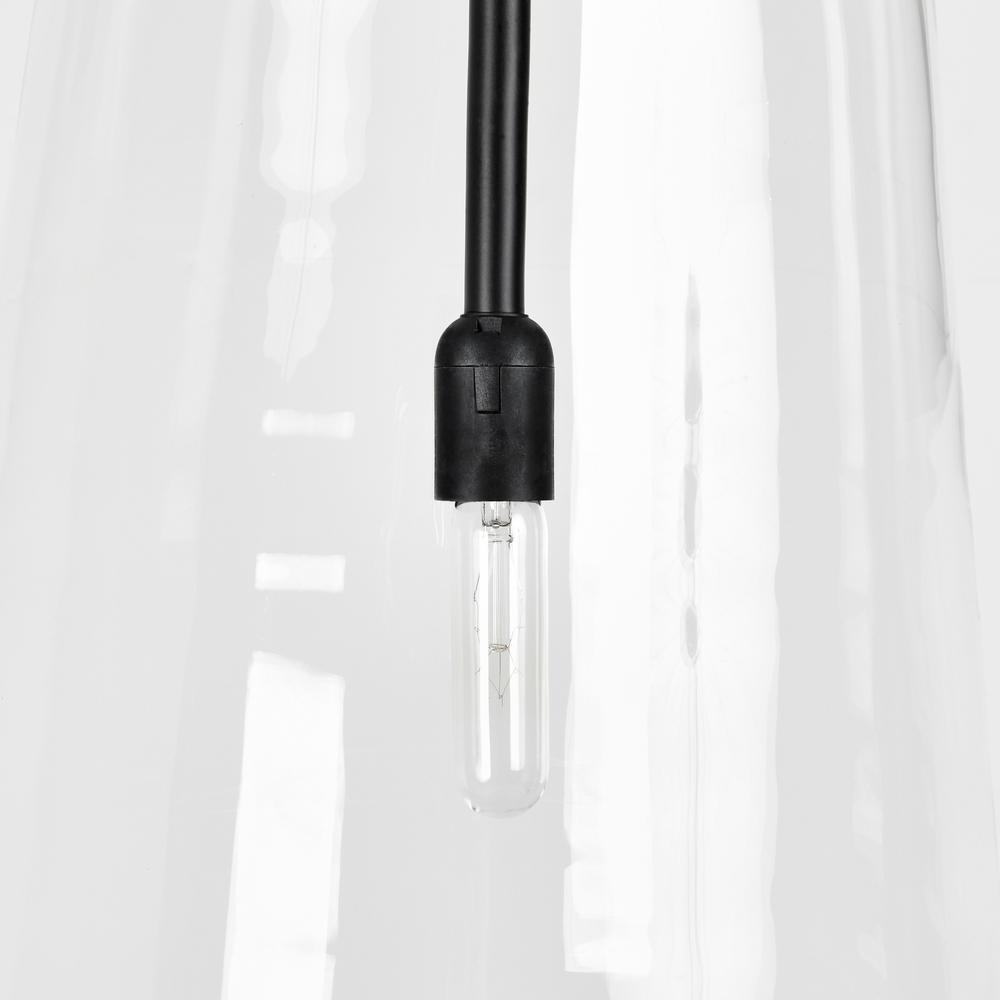 Jolee 1-Light Single Glass Pendant by Kosas Home. Picture 2