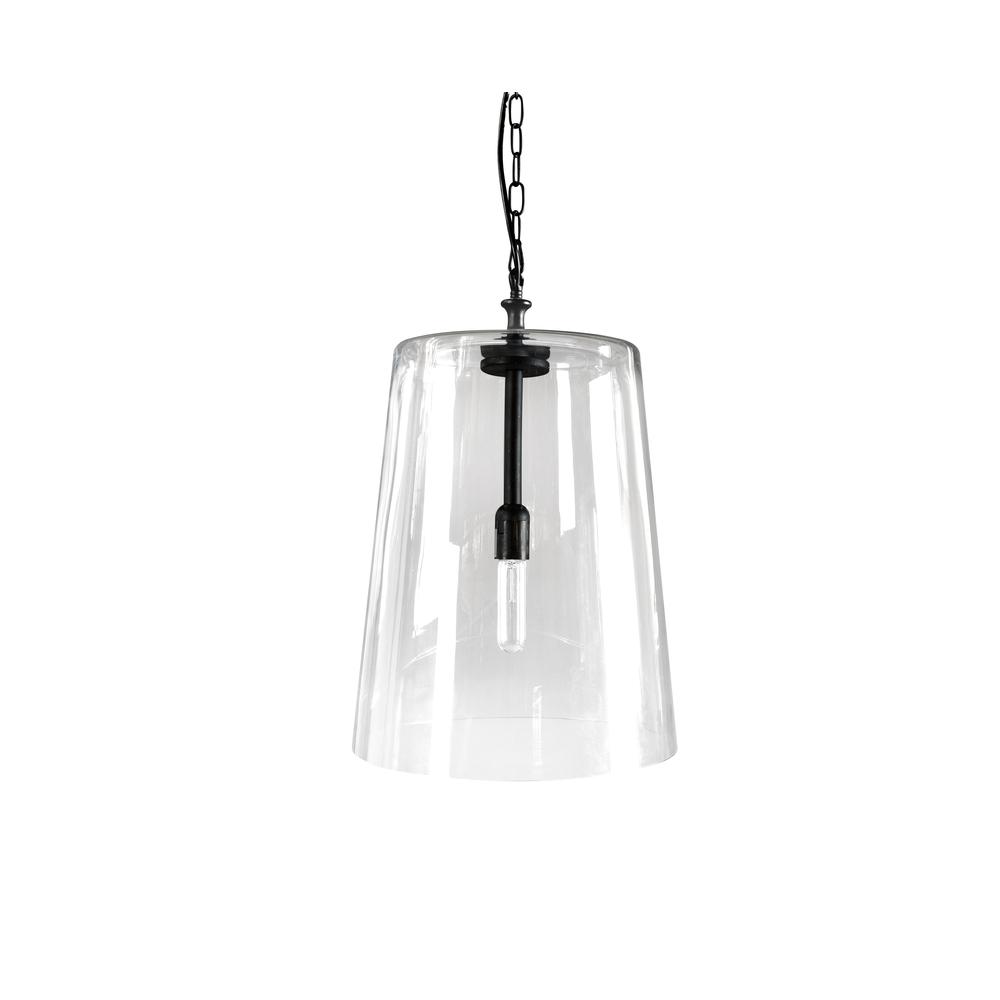 Jolee 1-Light Single Glass Pendant by Kosas Home. Picture 3