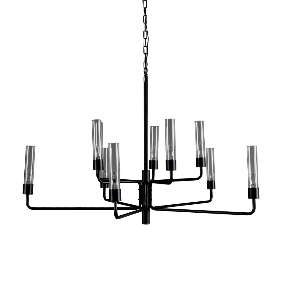 Maddy 10-light Iron and Glass Chandelier by Kosas  Home. Picture 2