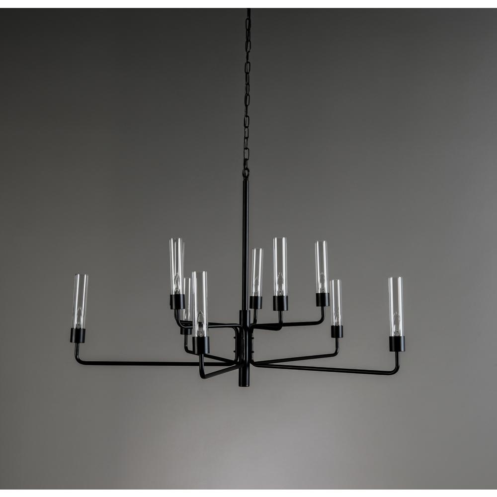 Maddy 10-light Iron and Glass Chandelier by Kosas  Home. Picture 4