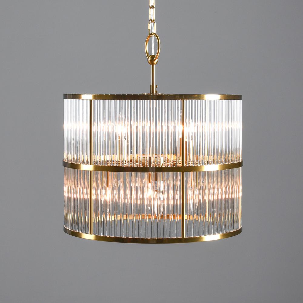 Grantwood 8-Light Chandelier by Kosas Home. Picture 5