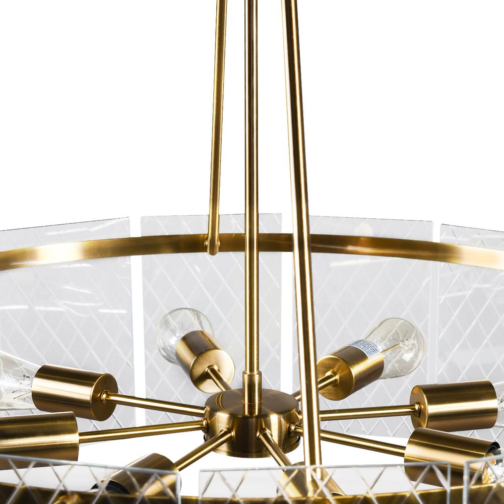 Apfel 3-Light Chandelier by Kosas Home. Picture 1