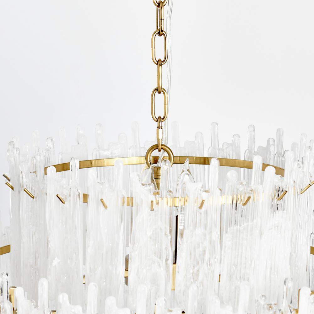 Everly 7-Light Round Glass Chandelier. Picture 3