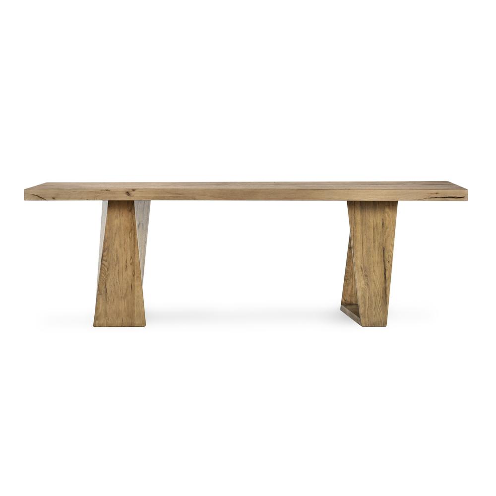 Arleth 94" Oak Console Table in Natural Oak. Picture 2