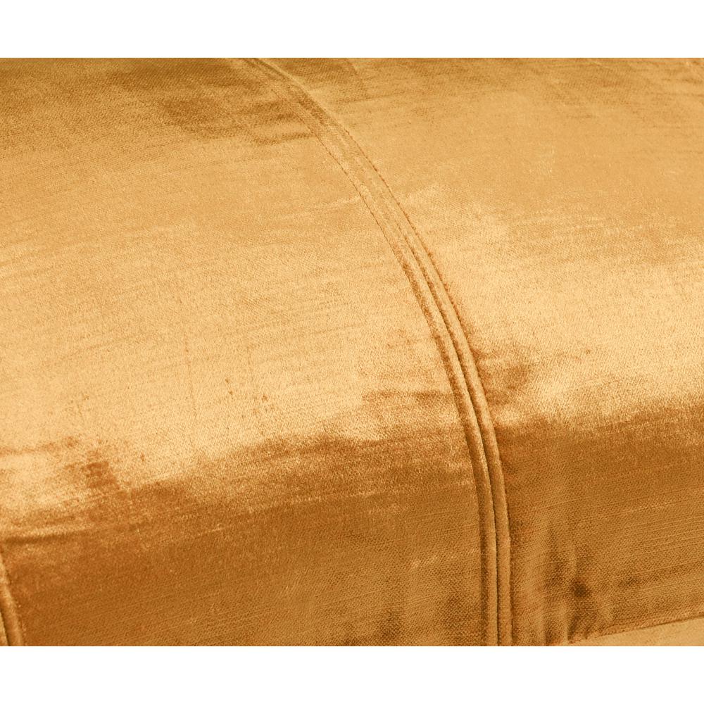 Kosas Home Viva Velvet Lumbar Pillow Golden Copper 14x26. Picture 3