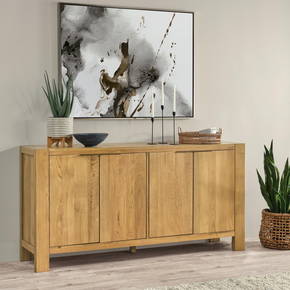 Parsons Four Door Sideboard in  Natural. Picture 10