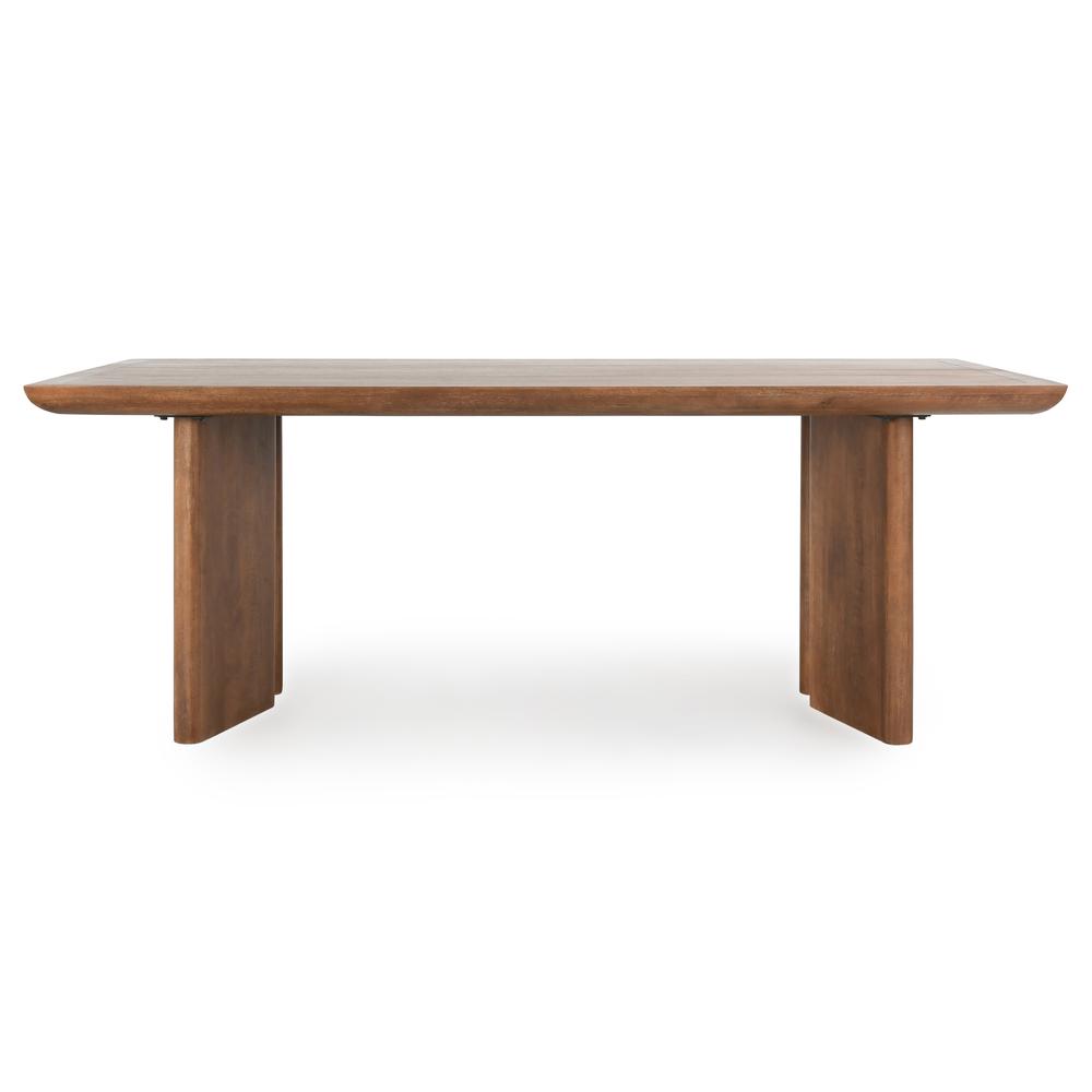 Selena 84" Mango Wood Dining Table in  Umber. Picture 2