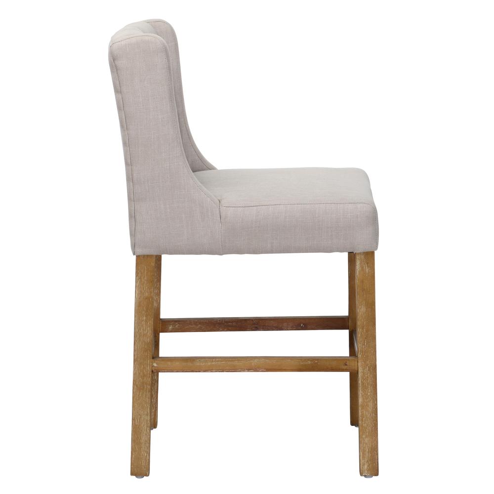 Karla  Tufted 24 inch Counter stool. Picture 4
