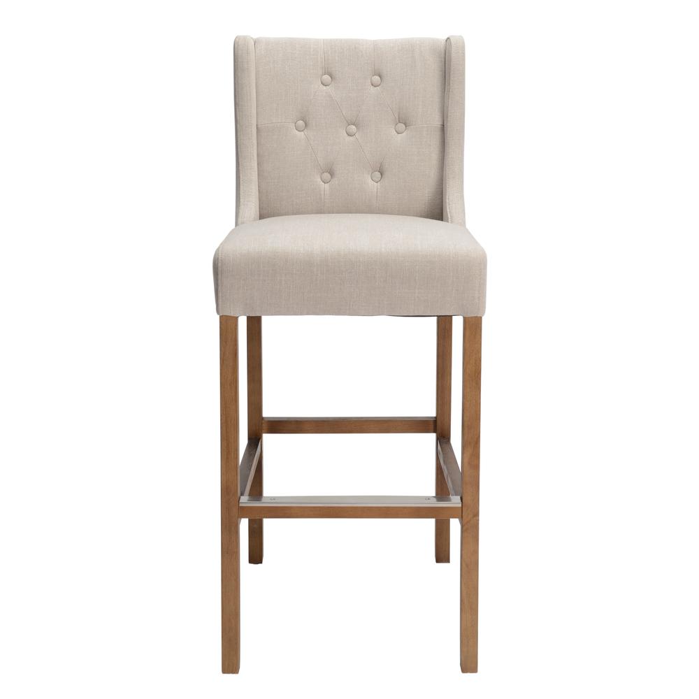 Karla Tufted 30 inch Barstool. Picture 2