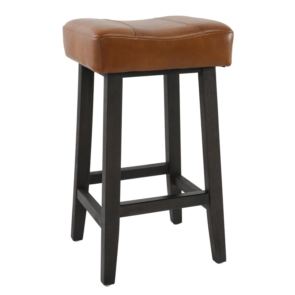Laurie Backless Counterstool 26"  Caramel. Picture 1