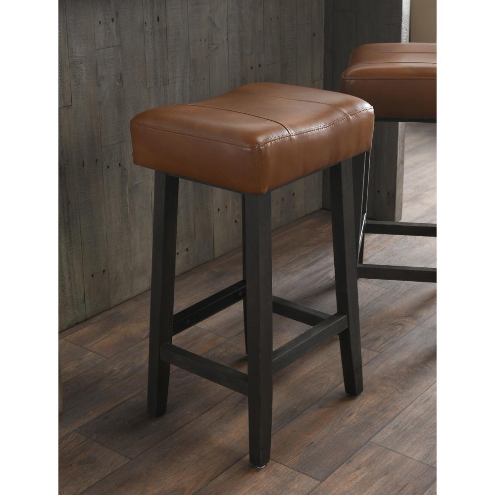 Laurie Backless Counterstool 26"  Caramel. Picture 7