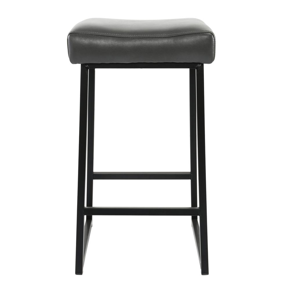 Amber 26" Counter Stool Smokey Grey (Set of 2). Picture 2