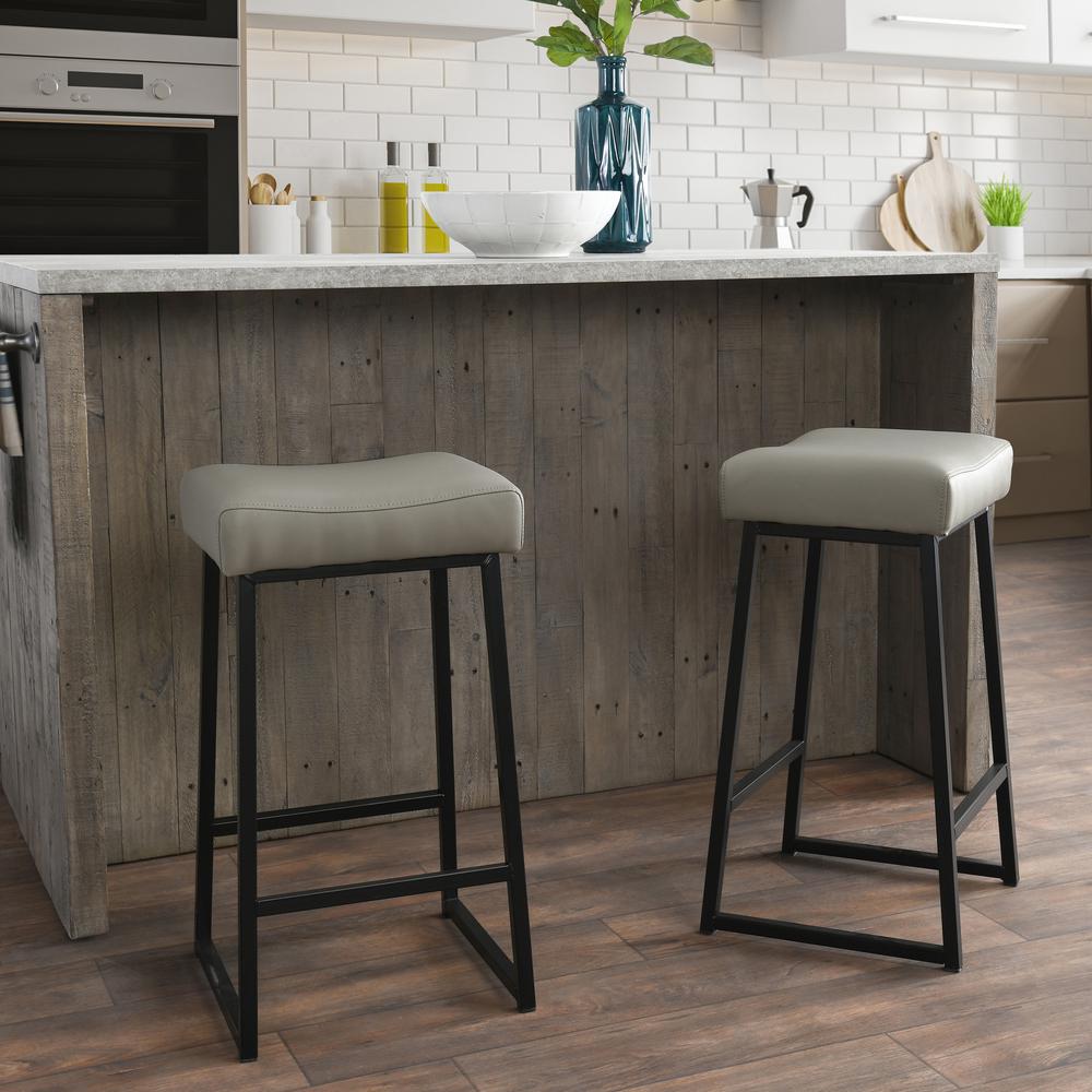 Amber 26" Counter Stool Stone (Set of 2). Picture 5