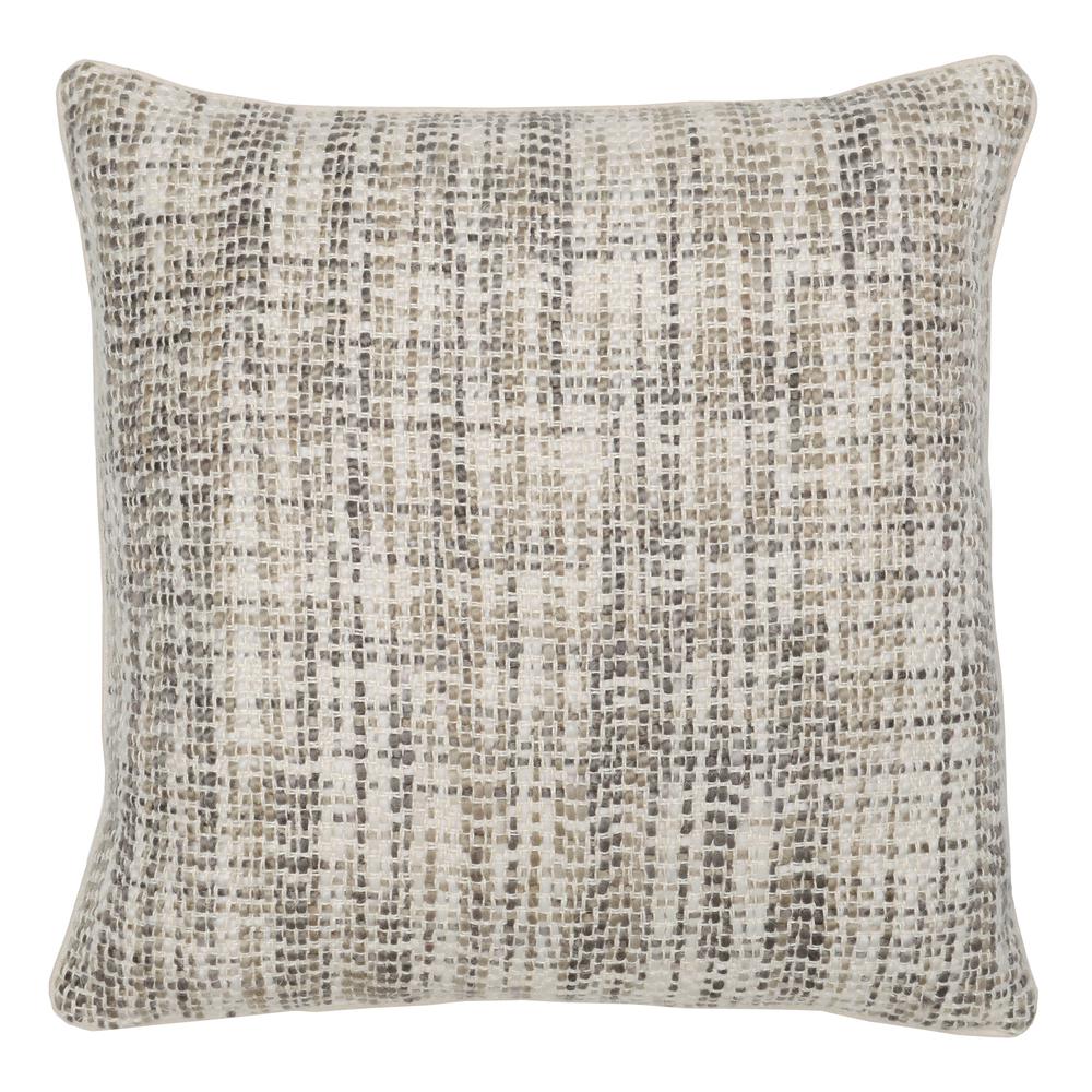 Kosas Home Baxter Woven 22" Throw Pillow, Natural. Picture 1
