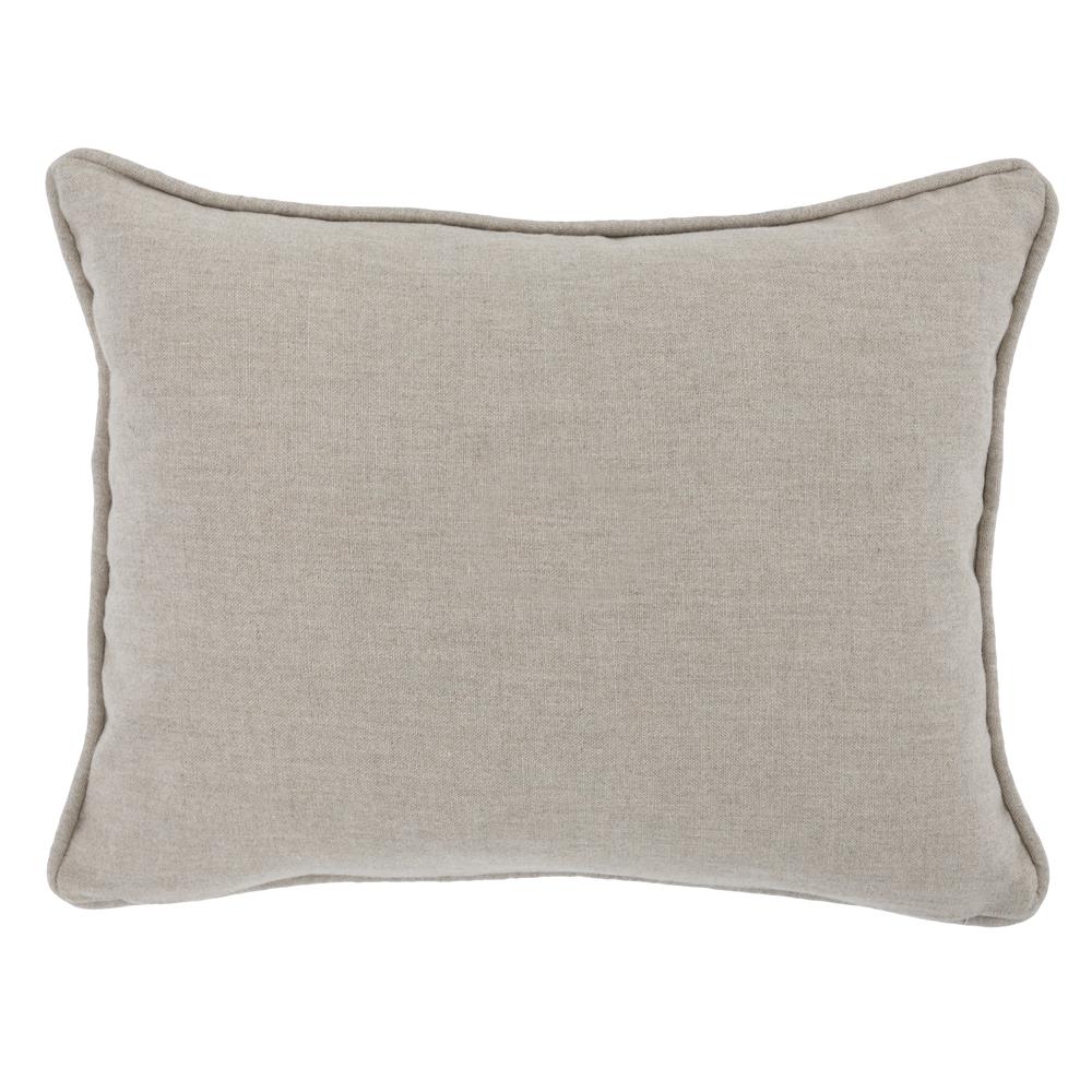 Adrie 12" x 16" Throw Pillow in Ivory by Kosas Home. Picture 4