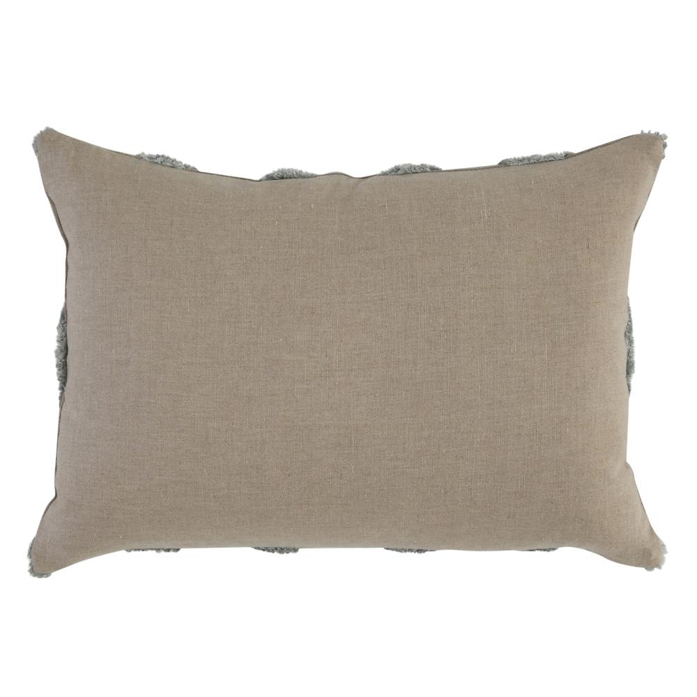 Evangeline 100% Linen 14"x 20" Throw Pillow in Natural by Kosas Home. Picture 2