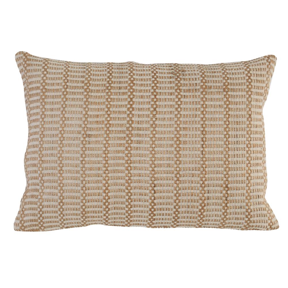 Helen 14"x 20" Throw Pillow in Beige by Kosas Home. Picture 1