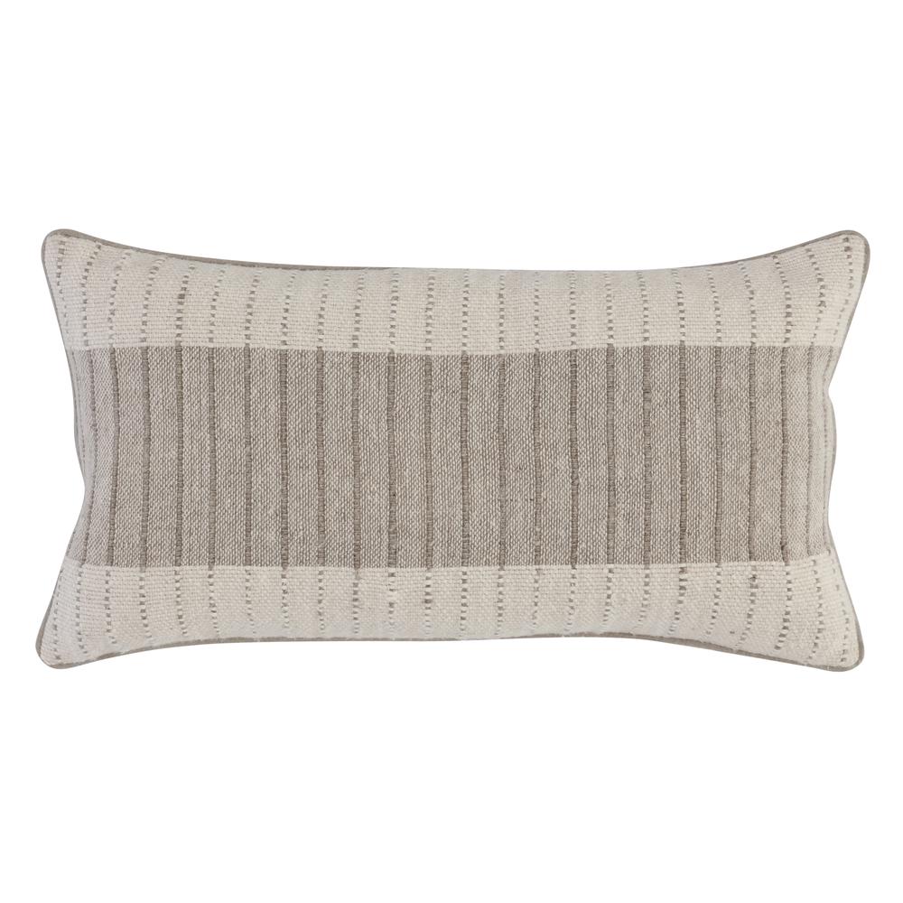 Kamia 14"x 26" Throw Pillow in Beige by Kosas Home. Picture 1