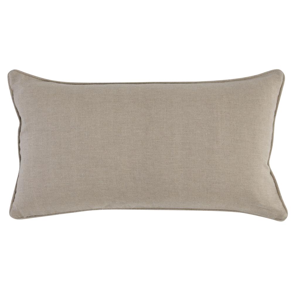 Kamia 14"x 26" Throw Pillow in Beige by Kosas Home. Picture 2