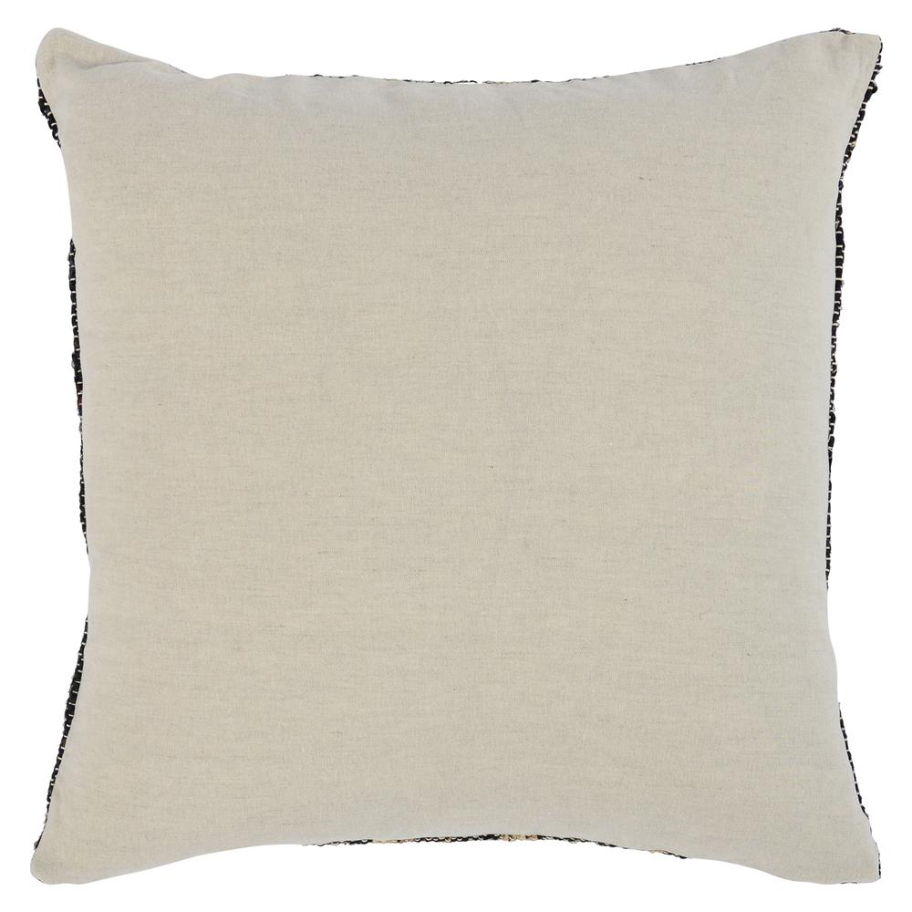 Organa 22'' Throw Pillow in Black by Kosas Home. Picture 2