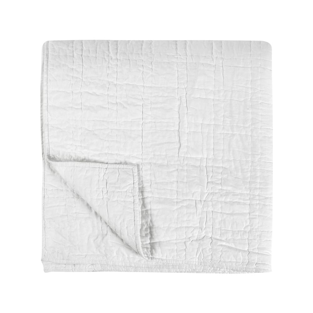 Hailee 100% Cotton White King Quilt with Silvadur Tech. Picture 1