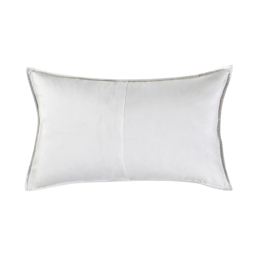 Hailee 100% Cotton White King Sham with Silvadur Tech by Kosas Home. Picture 2