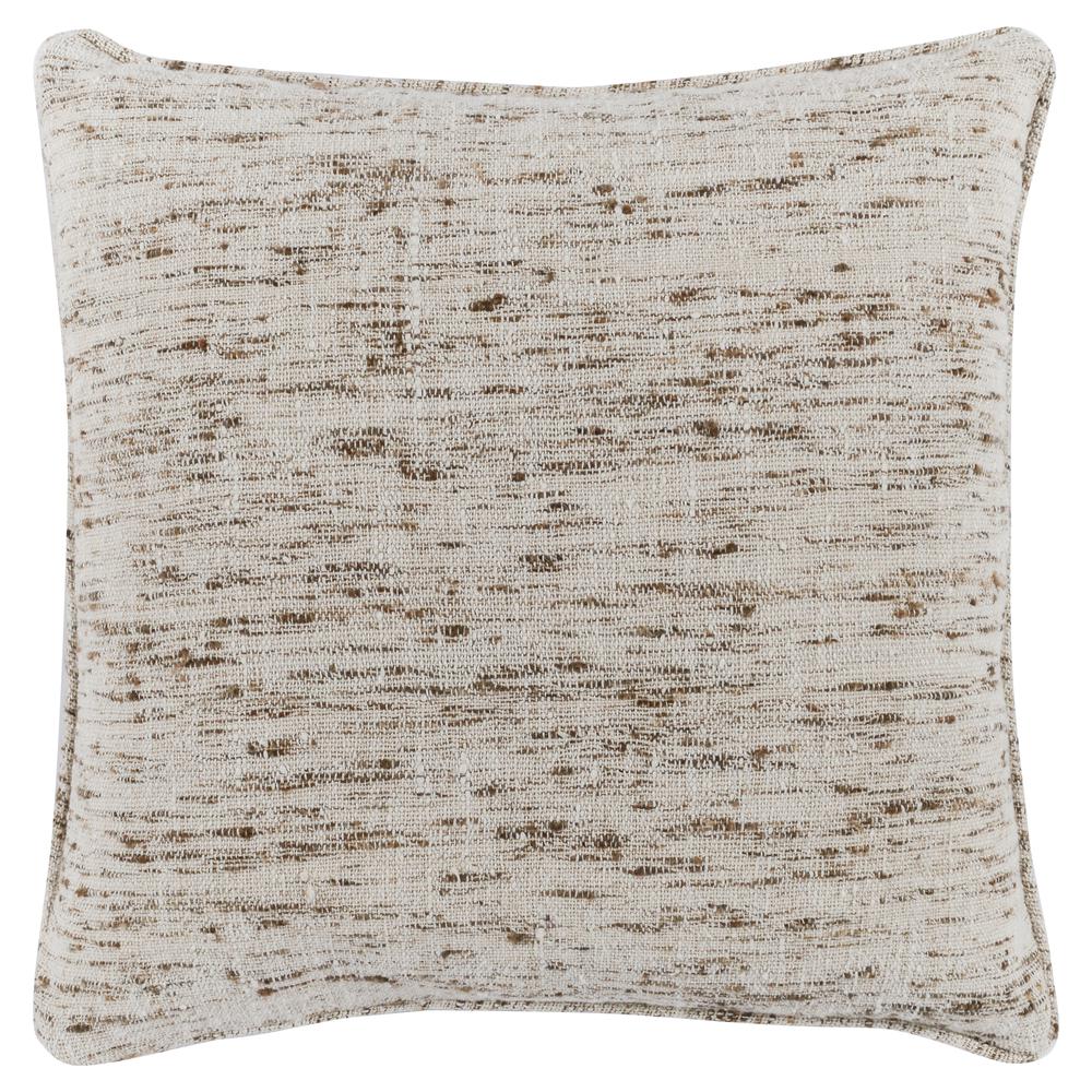 Tavi 22" Square Throw Pillow, Distressed Natural. Picture 2